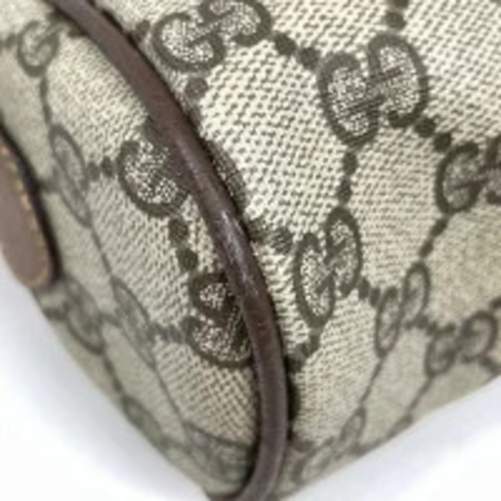 Gucci canvas green shoulder red GG beige Web Sherry bag Red Tan